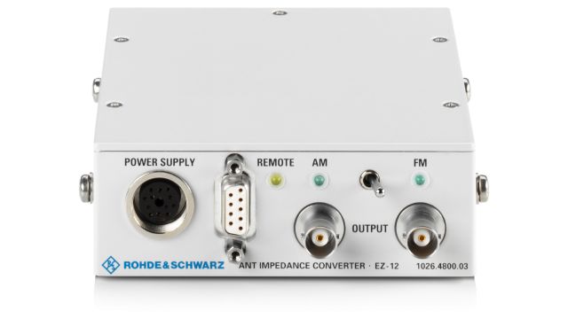 R&S羅德與施瓦茨 EZ-12 天線阻抗變換器，適用于干擾電壓測量