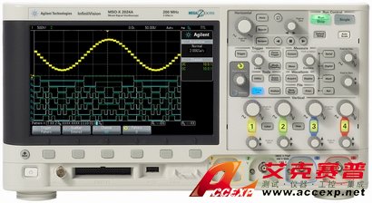 Agilent MSOX2024A 示波器(200MHz、4通道加8數(shù)字通道)