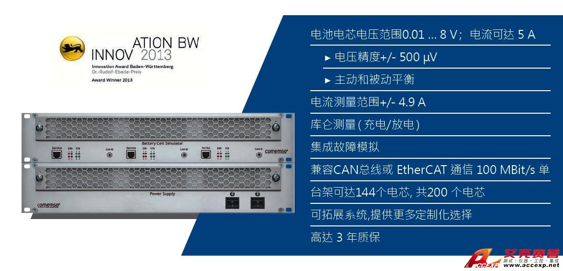 德國Comemso BMS測試系統(tǒng)解決方案