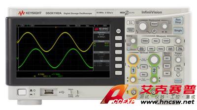 keysight是德 DSOX1102A 示波器：70/100 MHz，2 個模擬通道