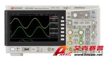 keysight是德 EDUX1002G 示波器：50 MHz，2 個模擬通道